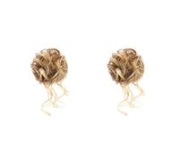 DSOUWEH 2 Set di Fermaglio per capelli facile da sintetizzare per creare chignon disordinato con artigli ricci Fermaglio per capelli in fibra forte e stabile nello chignon come mostrato 2