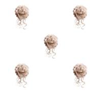 DSOUWEH 5 Set di Fermaglio per capelli sintetico facile per creare chignon disordinato con artigli ricci Fermaglio per capelli in fibra forte e stabile nello chignon come mostrato 3