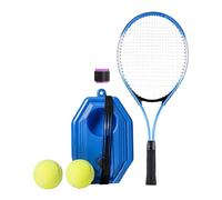 DSOUWEH Attrezzatura da tennis leggera e portatile per allenamento autonomo | principianti, donne e uomini, con borsa per il trasporto delle corde, allenamento da tennis in solitaria, rimbalzi, racchetta