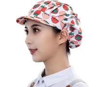 DSOUWEH Copricapo Sanitario per Le Donne nel Servizio di ristorazione in Officina di Cucina e c'è Una Fibbia Regolabile Fissa sul Retro. Taglia, Stile 5