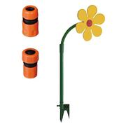 DSOUWEH Crazy Daisy Dancing Flower Divertimento Irrigazione Durevole Robusto, Resistente all'acqua, per l'irrigazione del cortile, Ben per bambini Animali domestici, giallo, +adattatore