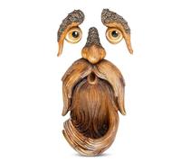 DSOUWEH Decoro Per unico con facce di albero per esterni L'arte del volto