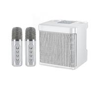 DSOUWEH Double Mai Joy ad potenza - Altoparlante Bluetooth che supporta ingressi TF e Connessione Bluetooth in plastica Wireless K Sing, bianco