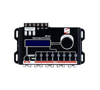DSP 2.8 Digital Signal Processor & Equalizzatore - Equalizzatore grafico a 15 bande, 2 input / 8 output DSP, 12 preset, Crossover integrato per il miglioramento audio dell'auto
