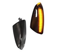 DSPOLIMV Compatibile con Mercedes per Benz per Classe C Modello T S204 2007-2014 Gruppo Luci Indicatori di Direzione Specchietto Laterale Freccia Specchietto(Black)