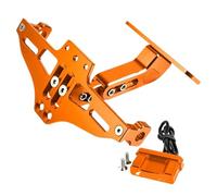 DSPOLIMV Compatibile con per Z800 per Z1000 per Z750R 650 Supporto per Targa per Motocicletta Parti di Ricambio E Aggiornamento portatarga Moto(Orange)