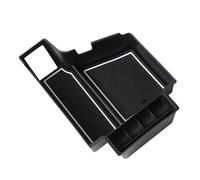 DSPOLIMV Compatibile con Volvo per S90 V90 2016 2017 2018 2019 2020 2021 2022 2023 Scatola Portaoggetti per Bracciolo di Controllo Centrale Dell'auto Vano Portaoggetti Bracciolo(White)