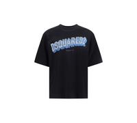 Dsquared² Black Cotton T-Shirt - XL