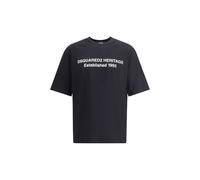 Dsquared² Black Cotton T-Shirt - XL