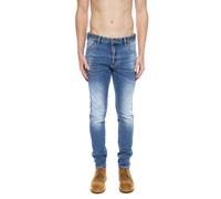 Dsquared² Blue Cotton Men's Distressed Jean - IT54 | XXL