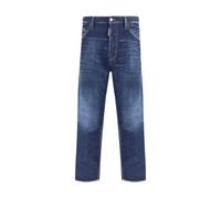 Dsquared² Blue Cotton Skinny Jeans - IT54 | XXL