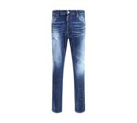 Dsquared² Blue Cotton Slim Fit Jeans - IT46 | S