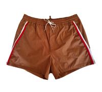 DSQUARED costume da bagno uomo boxer midi D7B813070 marrone tg 48