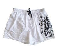 DSQUARED costume da bagno uomo boxer midi multiicon D7B8P5400.11048 bianco