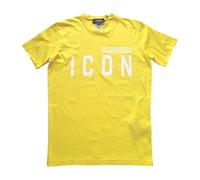 DSQUARED maglia t-shirt Dsquared2 icon S79GC0003 giallo