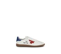 Dsquared² White Calf Leather Bos Taurus Chunky Sneakers - EU42/US9