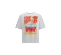 Dsquared² White Cotton T-Shirt - XL