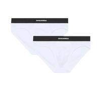 Dsquared2 - 2 Slip con Design Audace - - Underwear - Uomo - Bianco - XL