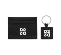 Dsquared2, ,Accessories ,Uomo ,Nero ,ONE SIZE Gift Box - Porta Carte di Credito e Portachiavi