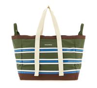 Dsquared2, ,Bags ,Donna ,Multicolore ,ONE SIZE D2 College Borsa Shopping a Righe in Tela di Cotone
