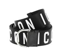 Dsquared2 - Be Icon Logo Tape Belt - - Accessories - Uomo - Nero - ONE SIZE