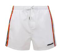 Dsquared2 - Be Proud Midi Swim Boxer - - Swimwear - Uomo - Bianco - M