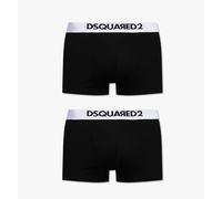 DSQUARED2 Bipack Boxer D9XC65190 Neri (IT, Testo, L, Regular, Regular, Nero)