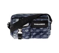 Dsquared2 - Borsa a tracolla Monogram D2 - - Bags - Uomo - Blu - ONE SIZE