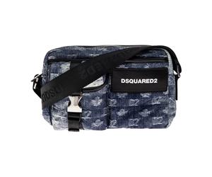 Dsquared2 - Borsa a tracolla Monogram D2 - - Bags - Uomo - Blu - ONE SIZE