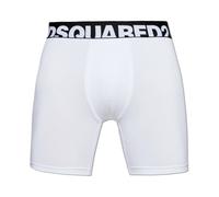 Dsquared2 - Boxer in Cotone con Logo - - Underwear - Uomo - Bianco - XS