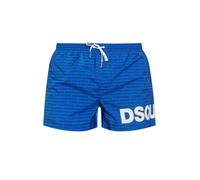 Dsquared2 boxer mare con logo all over blu 46