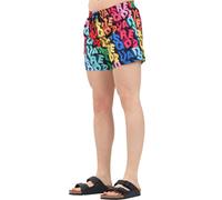Dsquared2 boxer mare con logo all over nero multicolor 48