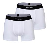 DSQUARED2 Boxer nero / bianco Uomo - Premium - Biancheria e abbigliamento da mare - Intimo - Mutande - Boxer attillati DSQUARED2 XXL