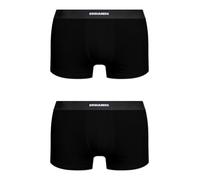 Dsquared2 set 2 boxer con logo nero M