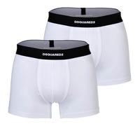 DSQUARED2 Boxer Uomo, 2er Pacco - Twin Pacco Tronco, Cotone Elasticizzato, Log