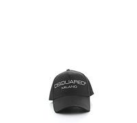 DSQUARED2 :CAPPELLO BASEBALL CAP DA UOMO NERO BCM026705C00001M063