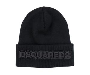 Dsquared2 - Cappello Invernale in Lana Nero Elegante - - Accessories - Uomo - Nero - ONE SIZE