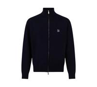 Dsquared2 - Cardigan in Maglia Metal D2 Upside Down - - Knitwear - Uomo - Blu - M