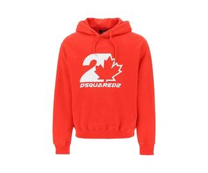 Dsquared2 - Cool Fit Hoodie - - Sweatshirts & Hoodies - Uomo - Rosso - L
