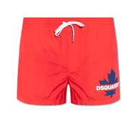 Dsquared2 - Costume da Bagno con Logo - - Swimwear - Uomo - Rosso - XS