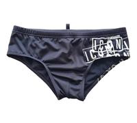 DSQUARED2 Costume da Bagno Slip Uomo D7B2E5390.010 Swim Nero Taglia 48