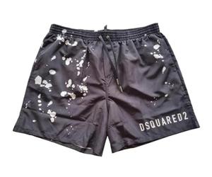 DSQUARED2 Costume da Bagno Uomo Boxer Corto Swim Shorts D7B544710.001 Nero