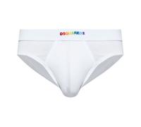 Dsquared2 - Cotton Briefs With Logo - - Underwear - Uomo - Bianco - 2XL