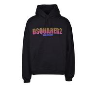 Dsquared2 - Cotton Hoodie - - Sweatshirts & Hoodies - Uomo - Nero - M