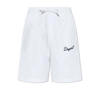 Dsquared2 - Cotton Shorts with Embroidered Logo - - Shorts - Uomo - Bianco - L