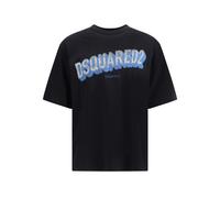 Dsquared2 - Cotton T-Shirt - - Tops - Uomo - Nero - S