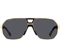 Dsquared2 D2 0028/s Occhiali Da Sole Uomo Oro Geometrico Grigio 63mm