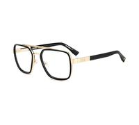 Dsquared2 D2 0064 RHL/19 GOLD BLACK Eyewear Man Standard, Standard, 55