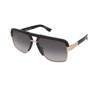 Dsquared2 Uomo Dsquared2 D2 0084/S 2M2/FQ Occhiali da sole Metallo Nero/Oro Argento Squadrata Specchiate Sfumato