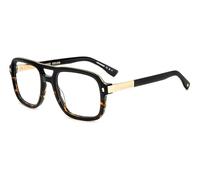 Dsquared2 D2 0087 WR7/21 BLACK HAVANA Eyewear Man Standard, Standard, 53